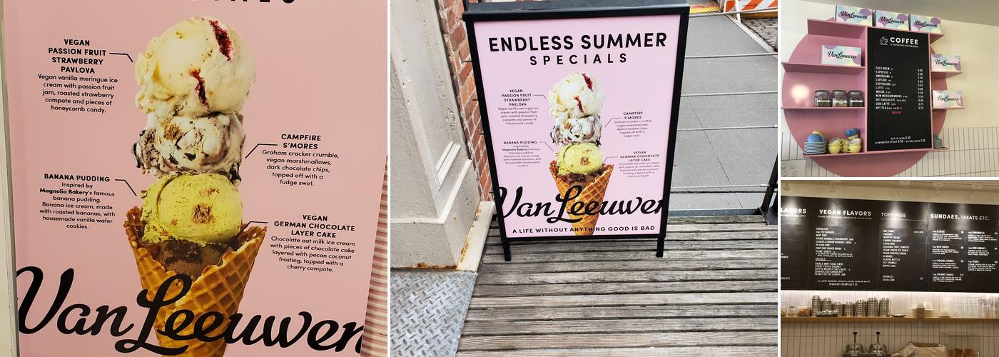 Van Leeuwen Ice Cream Menu