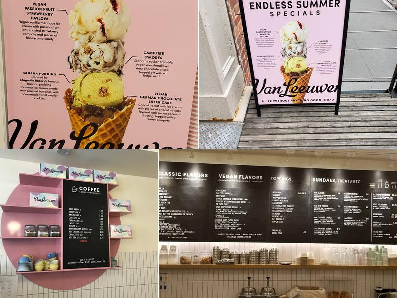 Van Leeuwen Ice Cream Menu