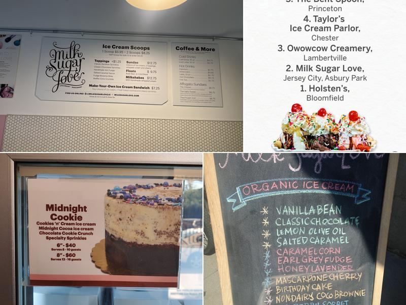 Milk Sugar Love Creamery & Bakeshop Menu