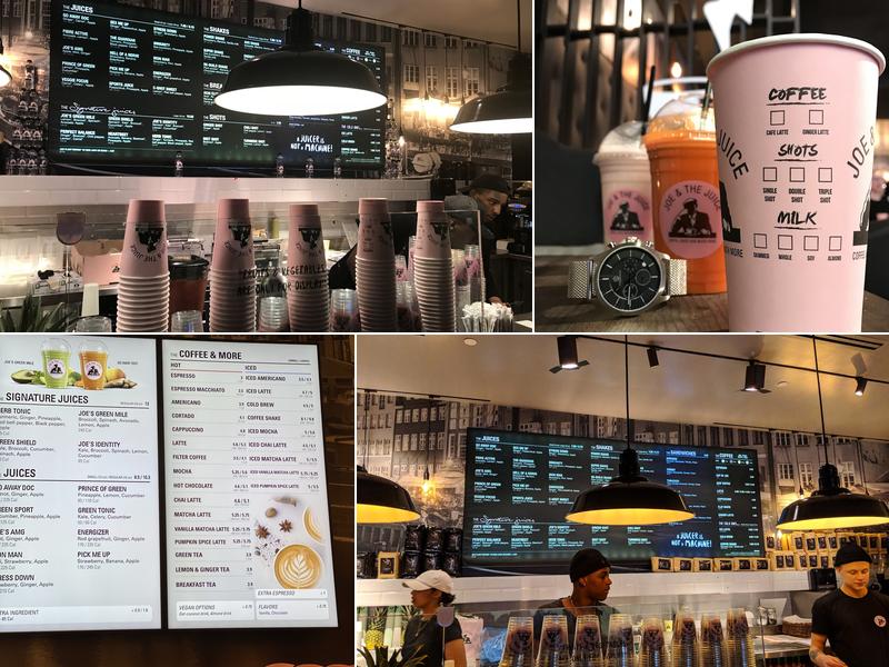 JOE & THE JUICE Menu