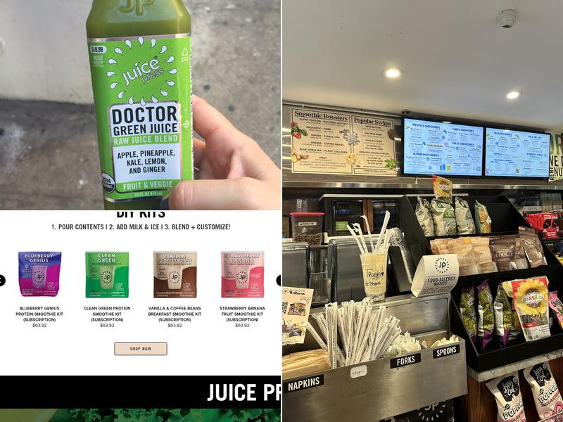 Juice Press Menu