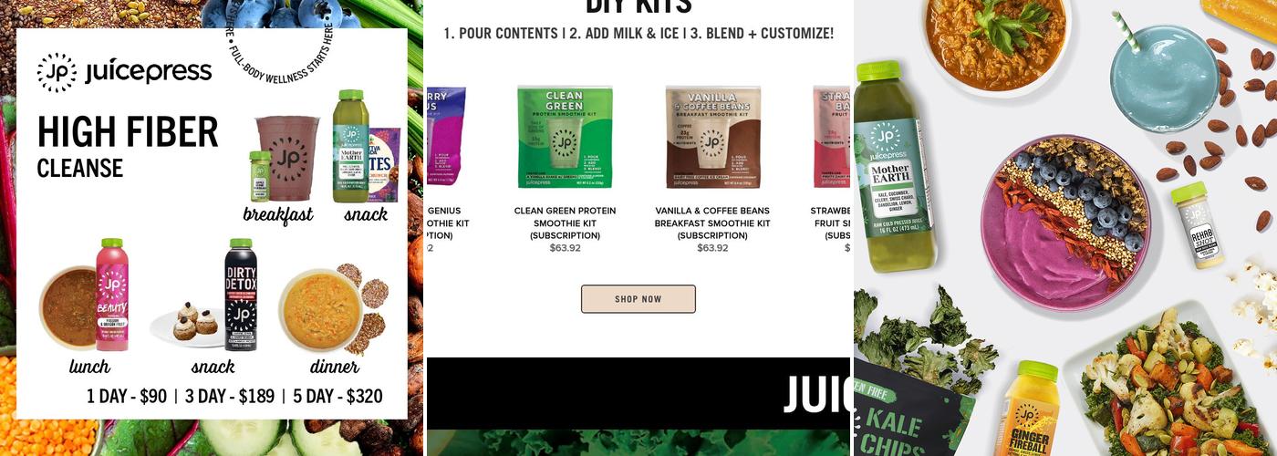 Juice Press Menu