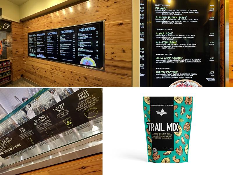 Juice Generation Menu