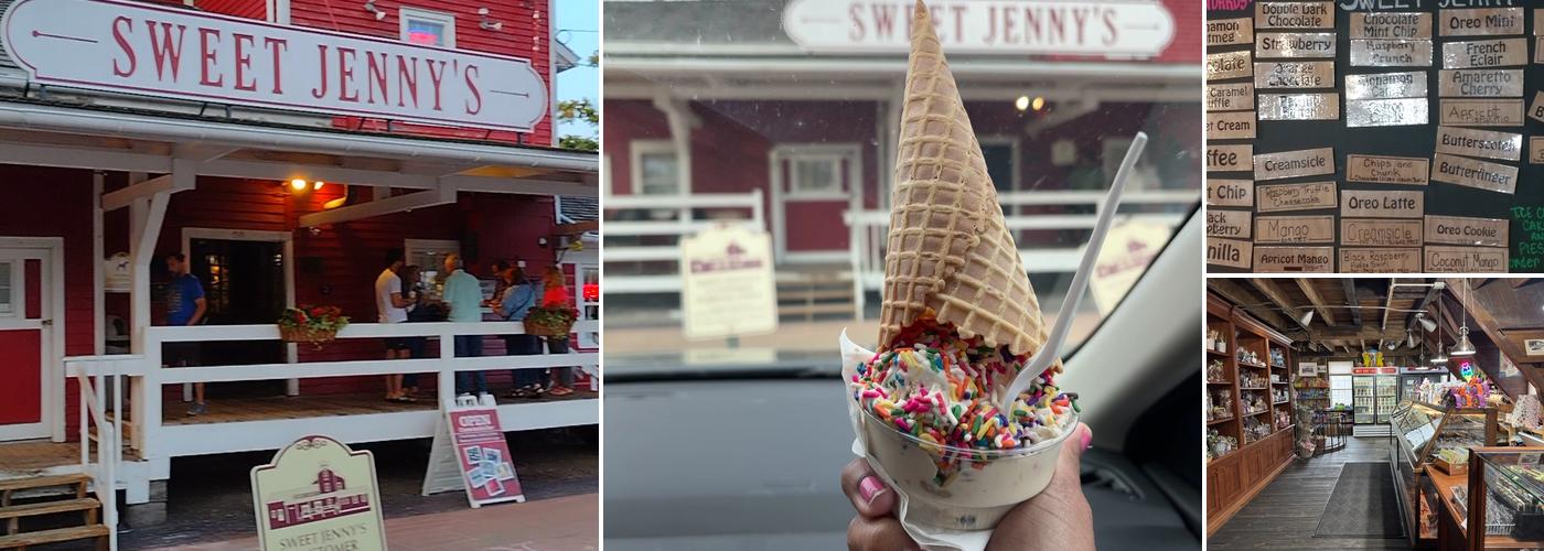 Sweet Jenny's Chocolates & Ice Cream Menu