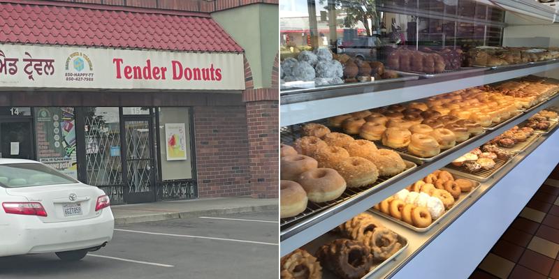 Tender Donut Menu