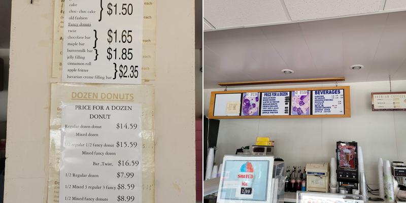 Capitol Donuts Menu