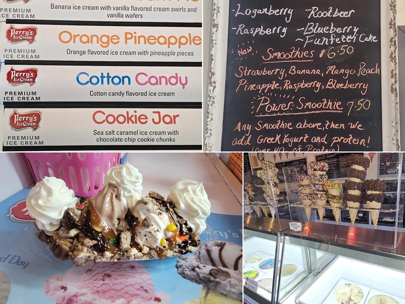 Sweet Emilia's Ice Cream Menu