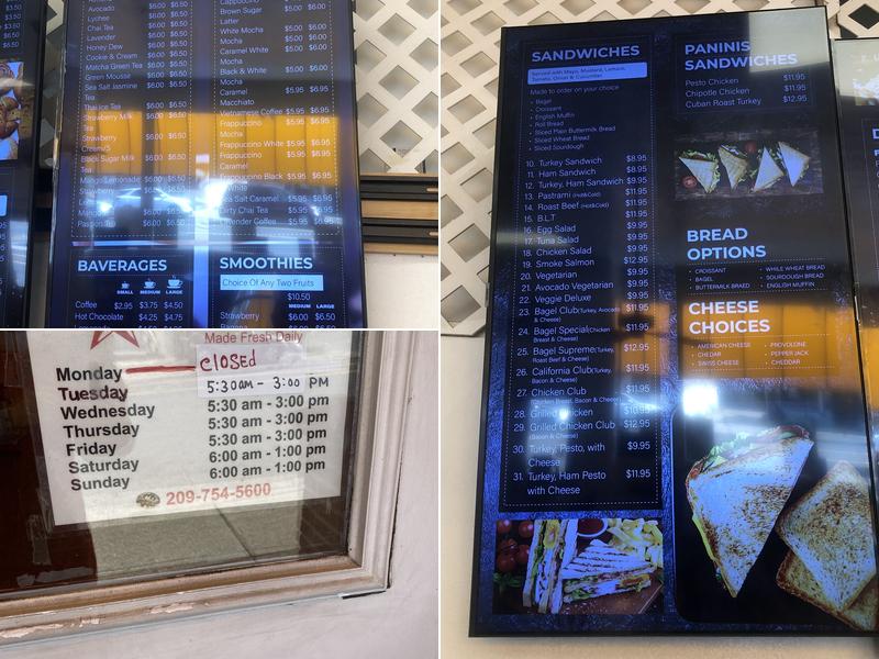 Star Donuts Menu