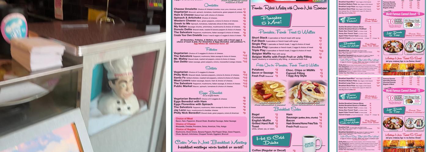 Donuts Delite Menu