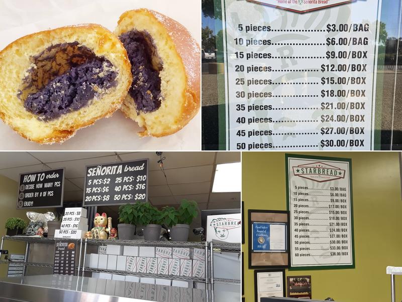 Starbread Menu
