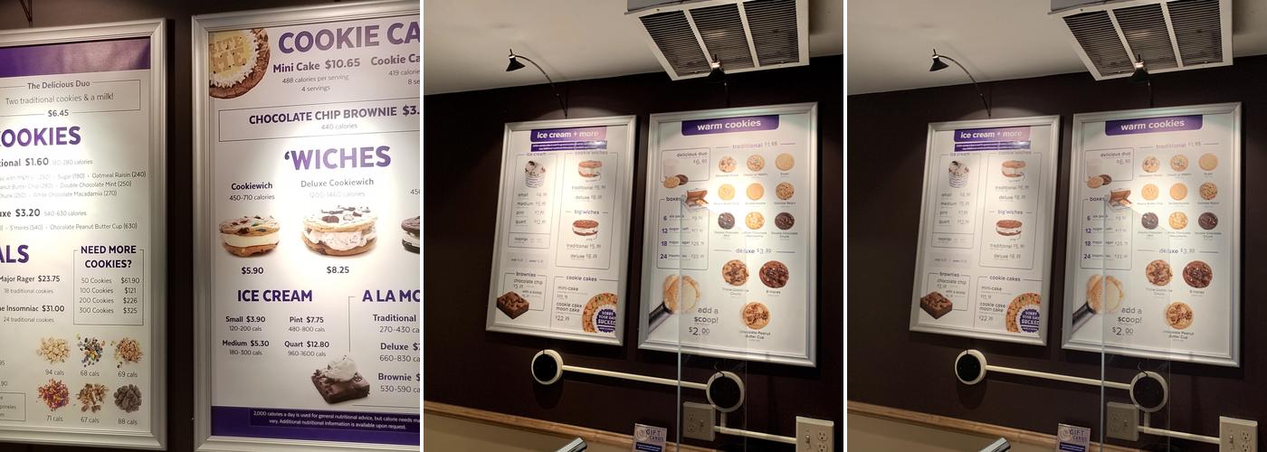 Insomnia Cookies Menu
