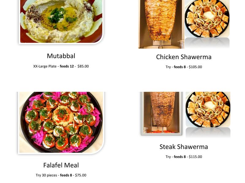 Sinbad Restaurant - Sinbad Skewers Menu