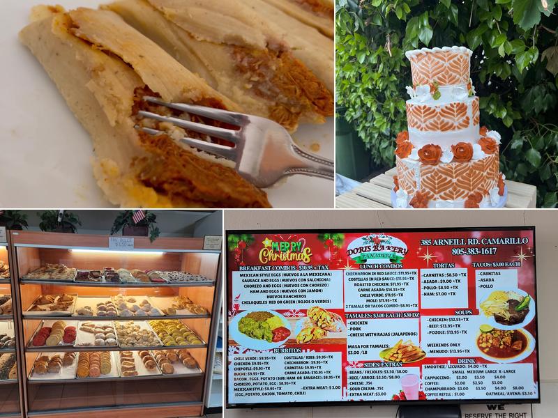 Doris Bakery Panaderia Menu