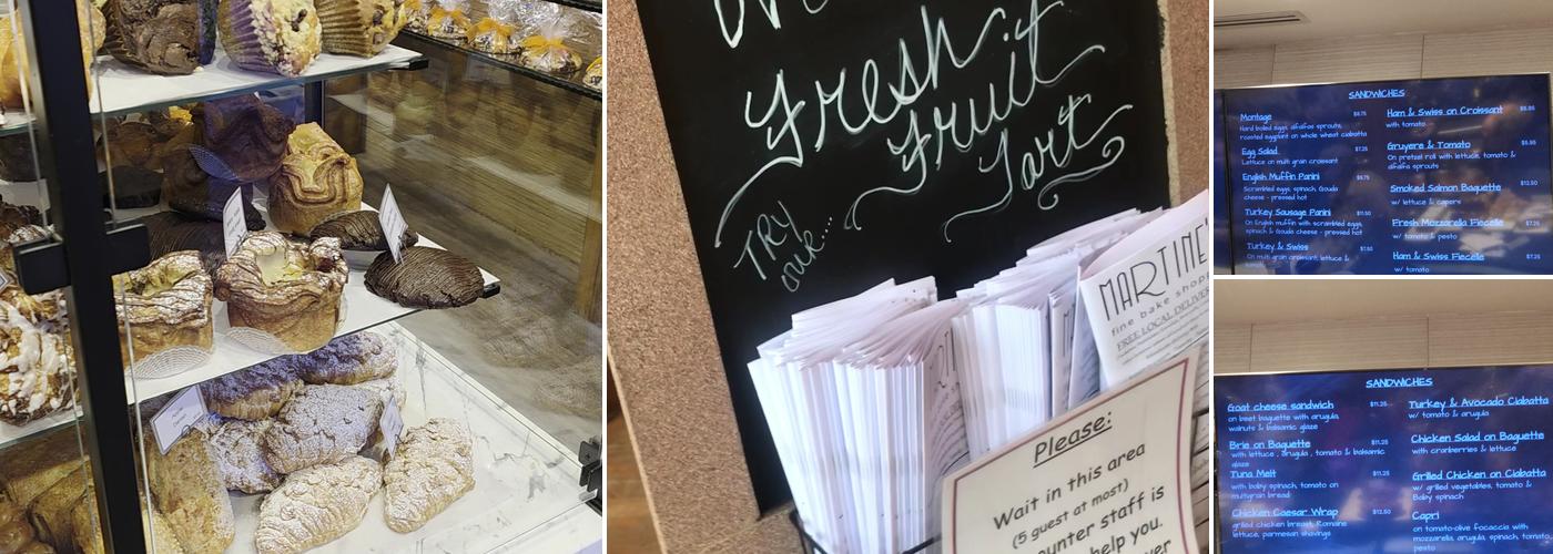 Martine's Fine Bake Shoppe Menu