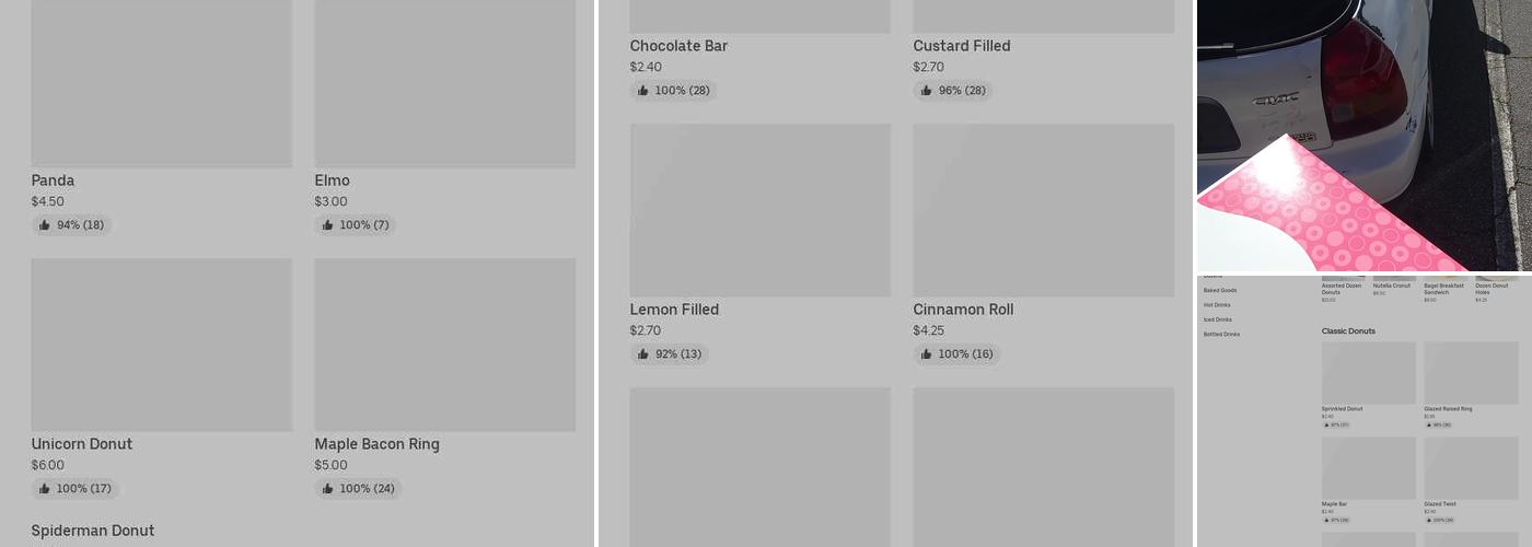 Sugarbox Donuts Menu