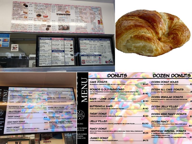 Rolling Pin Donuts Menu
