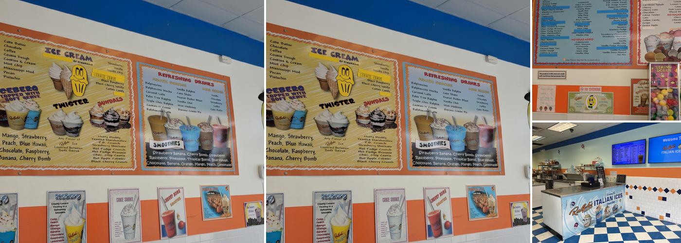 Ralph's Famous Italian Ices Menu