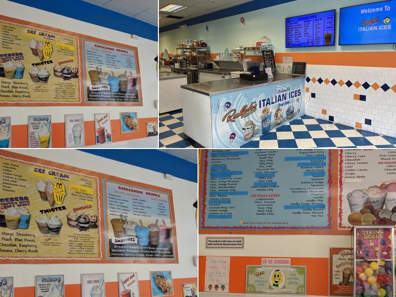 Ralph's Famous Italian Ices Menu