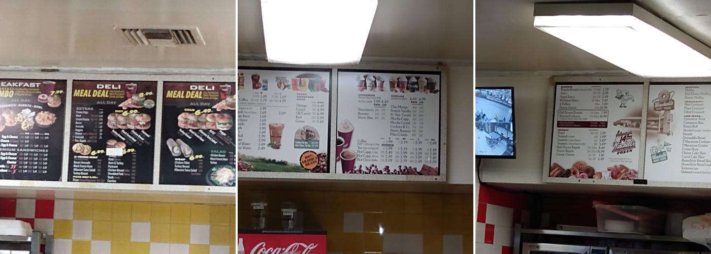Winchell's Donut House Menu