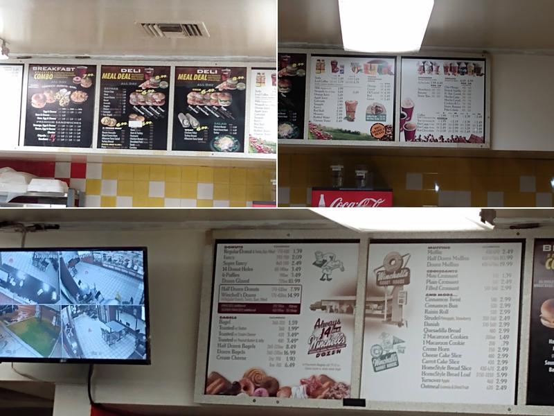 Winchell's Donut House Menu