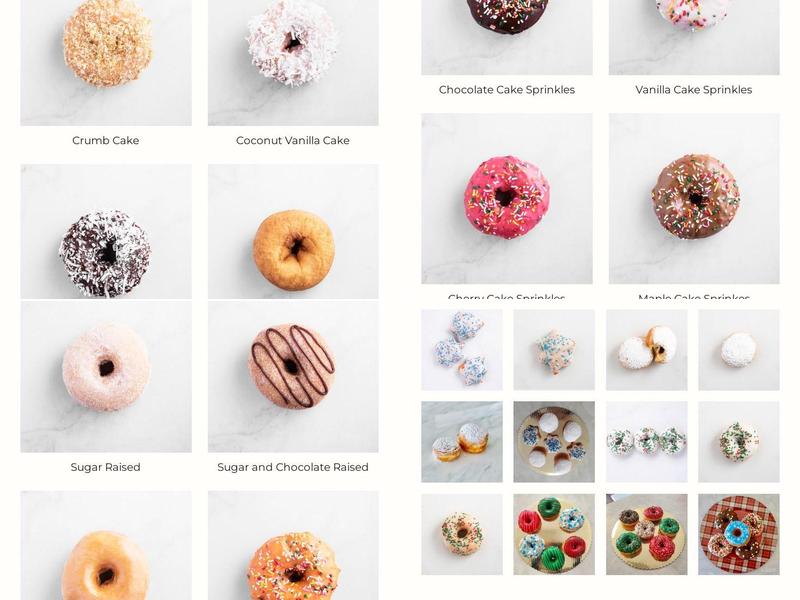Primo's Donuts Menu