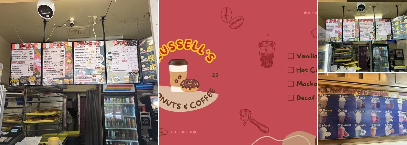 Russell's Donuts Menu
