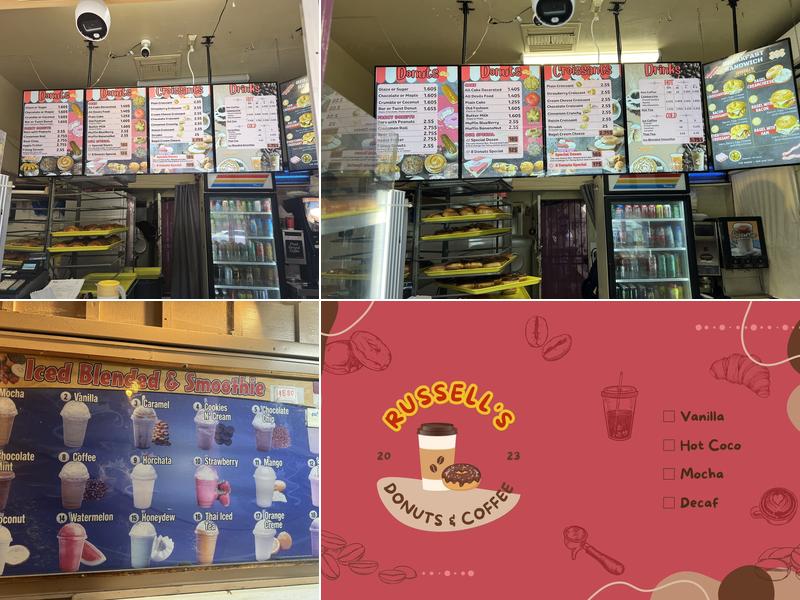 Russell's Donuts Menu