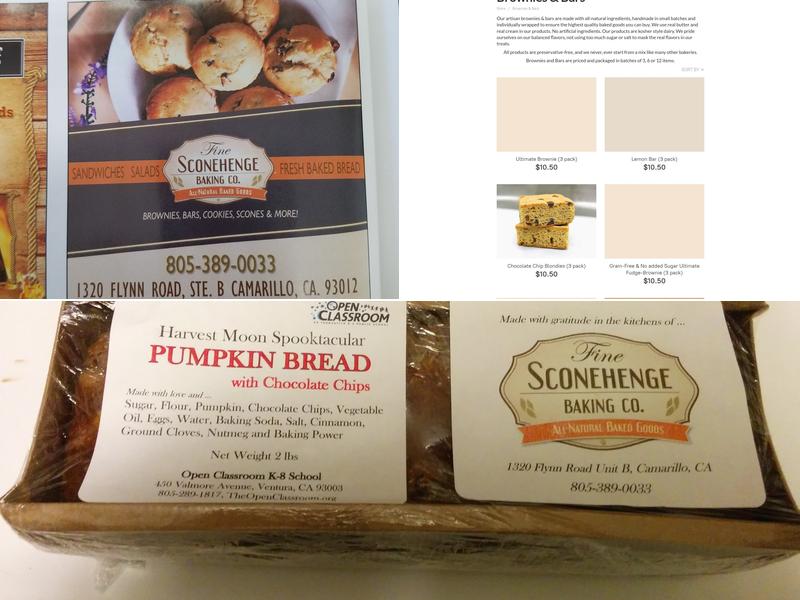 Fine Sconehenge Baking Co. Menu