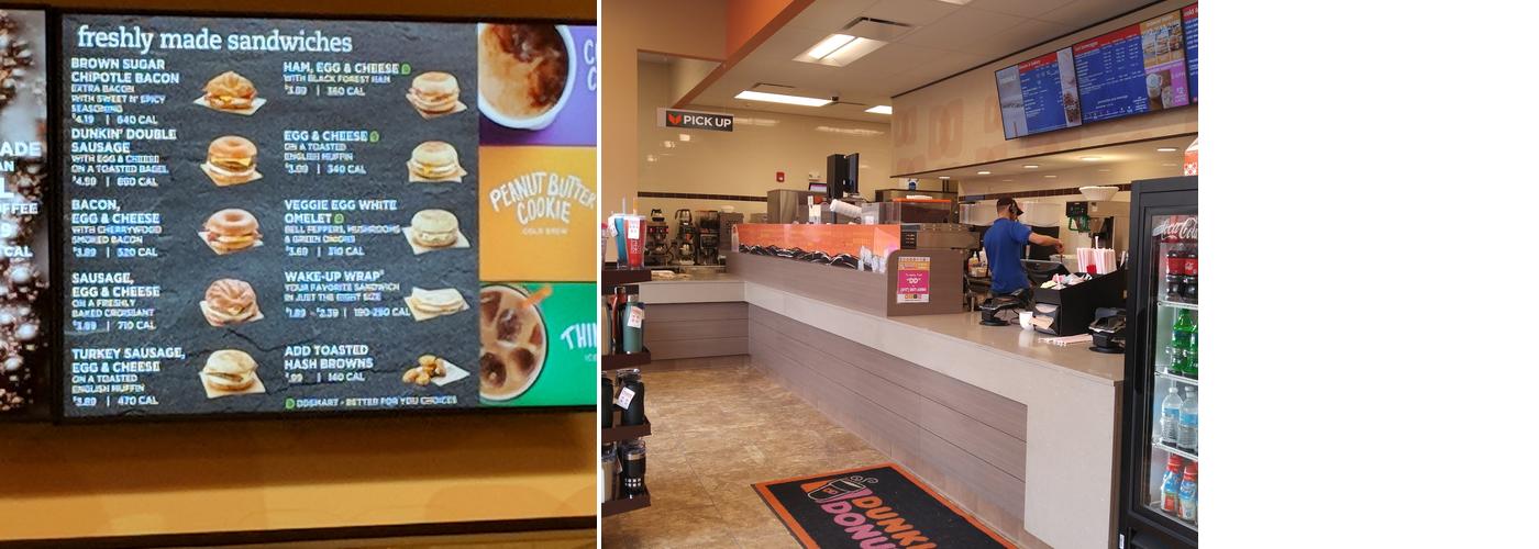 Dunkin' Menu