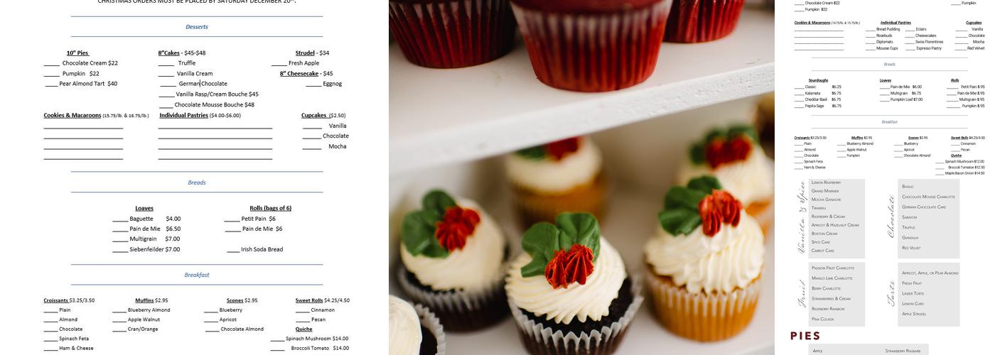 Dutch Epicure Menu