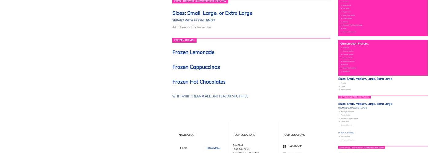 Dippin Donuts Menu