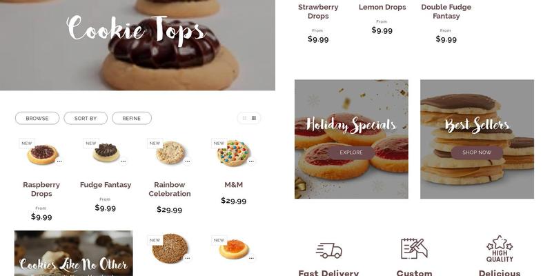 The Cookie Factory Menu