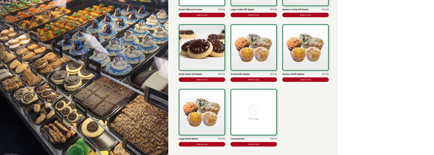 The Cookie Factory Menu