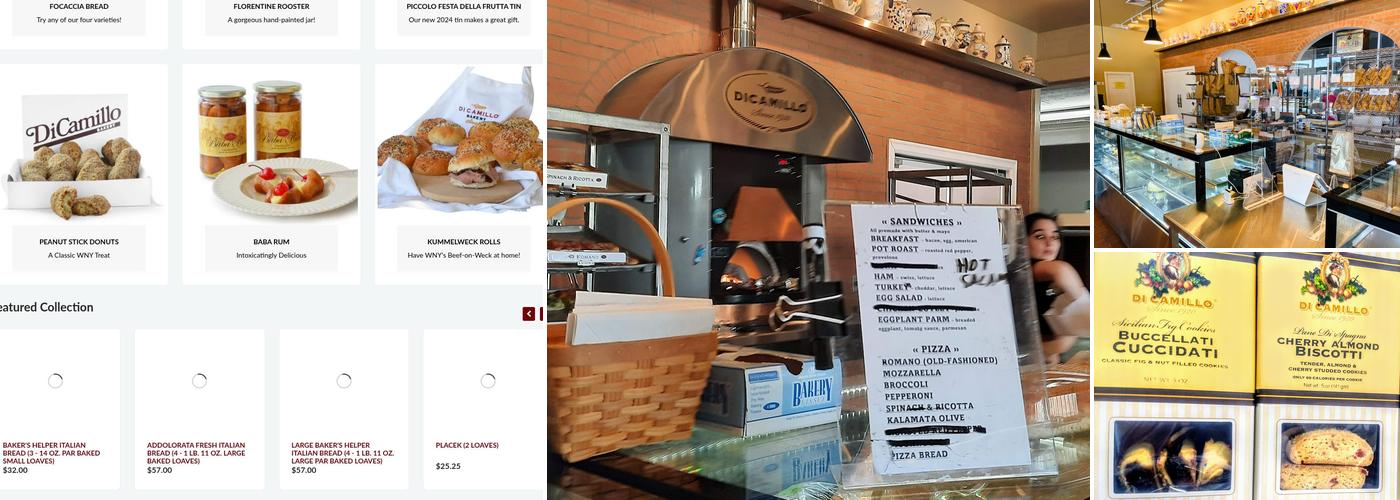 DiCamillo Bakery Menu