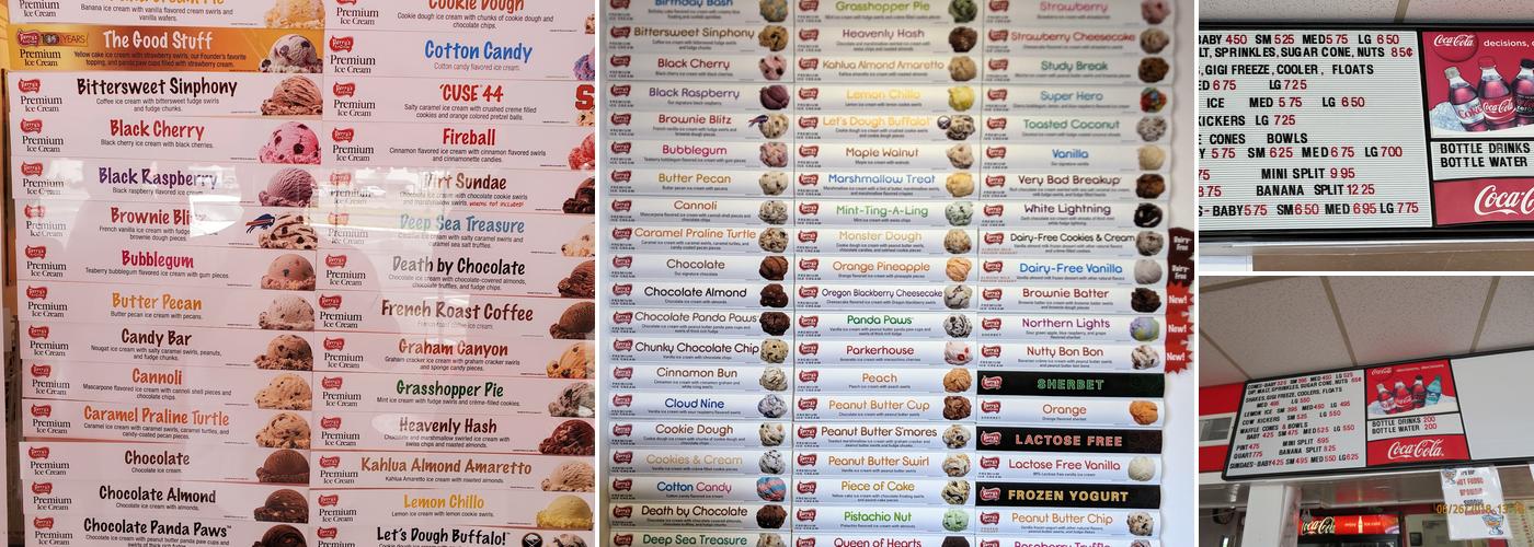 De Dee's Dairy Menu