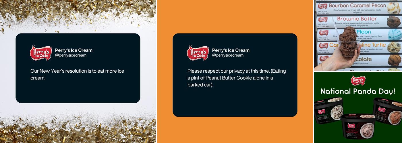 Perry's Ice Cream Co Inc. Menu