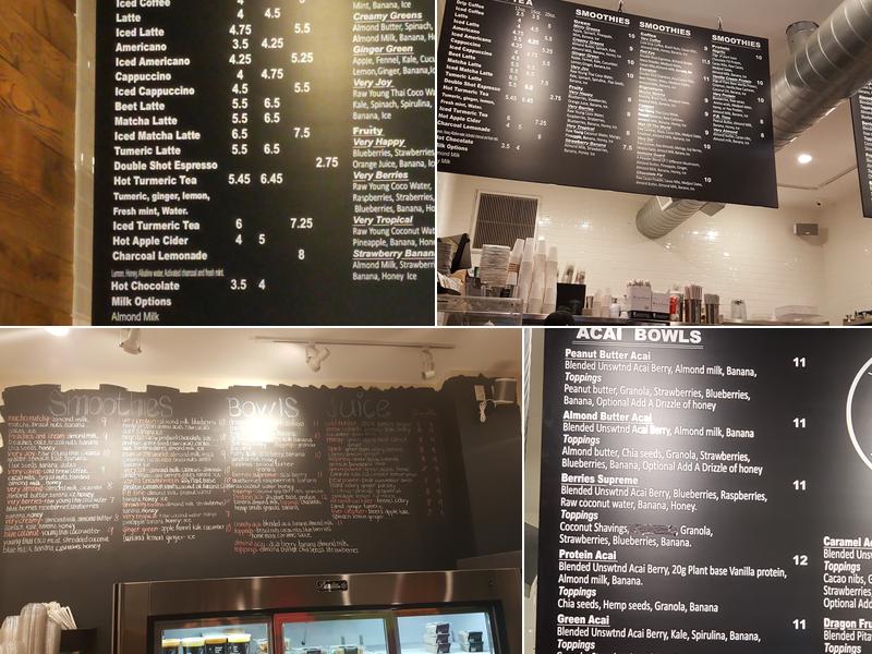 Very Juice Menu