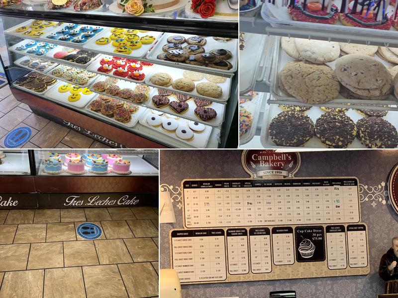 Campbell's Bakery Menu