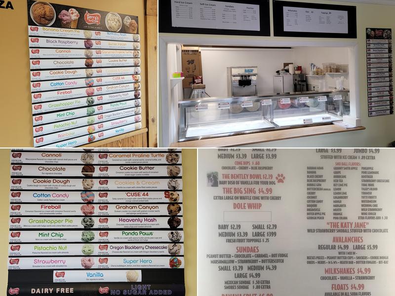 Big Sings Ice Cream Menu