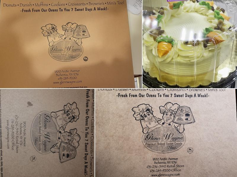 Glenn Wayne Bakery Menu