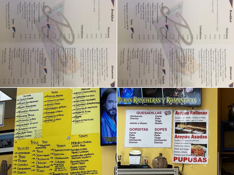 Paisapan Bakery Menu