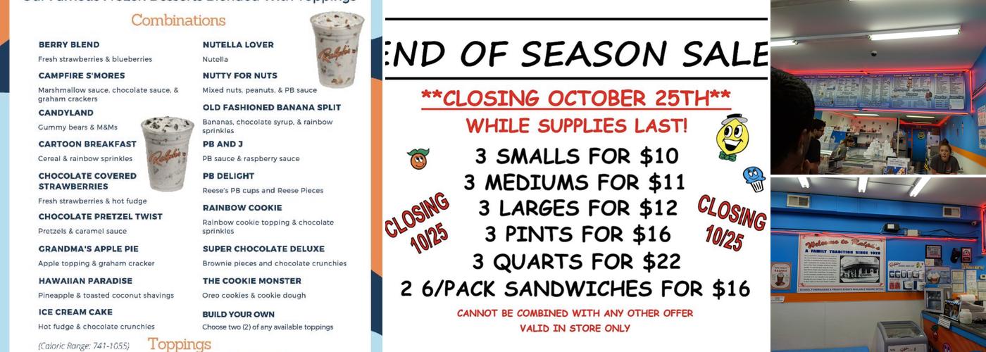 Ralph's Famous Italian Ices Of Smithtown Menu