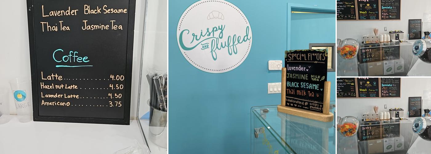 Crispy & Fluffed Menu