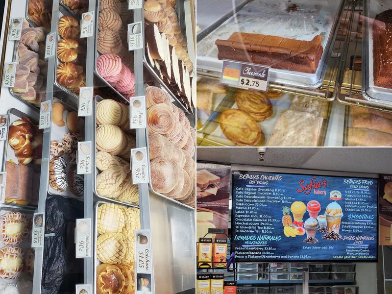 SOFIA'S BAKERY Menu