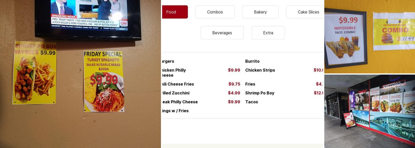 Ms Ruby's Bakery Menu