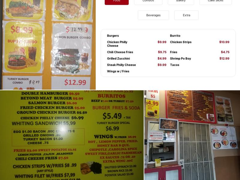 Ms Ruby's Bakery Menu