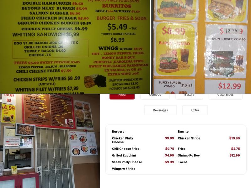 Ms Ruby's Bakery Menu