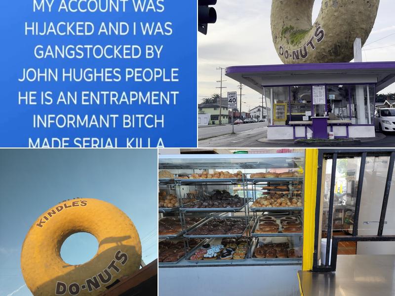 Kindle's Donuts Menu