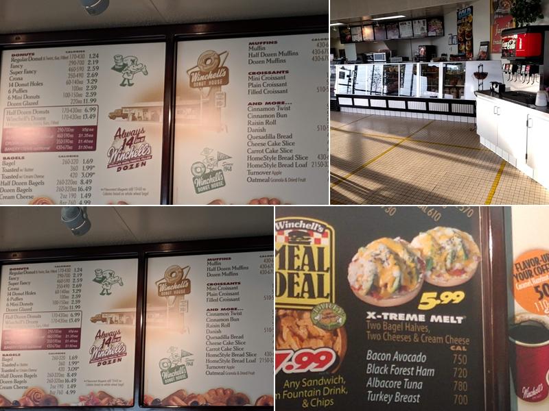 Winchell's Menu