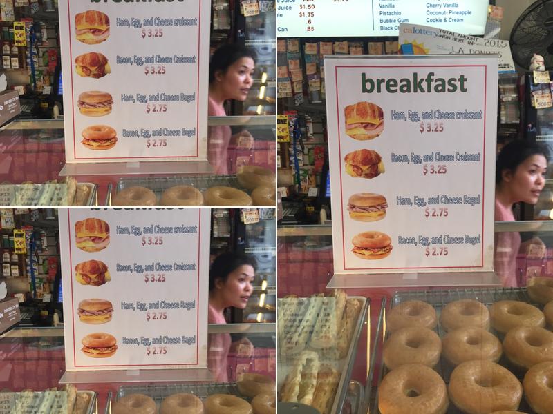 LA Donuts Menu